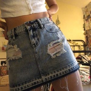 Pacsun Jean Skirt